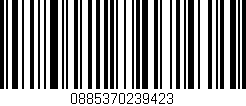 Código de barras (EAN, GTIN, SKU, ISBN): '0885370239423'