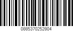 Código de barras (EAN, GTIN, SKU, ISBN): '0885370252804'