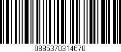 Código de barras (EAN, GTIN, SKU, ISBN): '0885370314670'