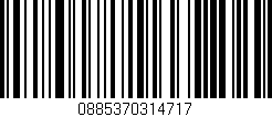 Código de barras (EAN, GTIN, SKU, ISBN): '0885370314717'