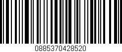 Código de barras (EAN, GTIN, SKU, ISBN): '0885370428520'