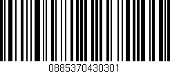 Código de barras (EAN, GTIN, SKU, ISBN): '0885370430301'