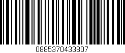 Código de barras (EAN, GTIN, SKU, ISBN): '0885370433807'