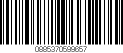 Código de barras (EAN, GTIN, SKU, ISBN): '0885370599657'