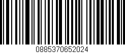 Código de barras (EAN, GTIN, SKU, ISBN): '0885370652024'