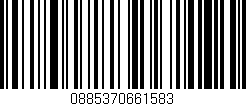 Código de barras (EAN, GTIN, SKU, ISBN): '0885370661583'