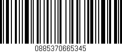 Código de barras (EAN, GTIN, SKU, ISBN): '0885370665345'
