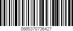 Código de barras (EAN, GTIN, SKU, ISBN): '0885370736427'