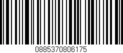 Código de barras (EAN, GTIN, SKU, ISBN): '0885370806175'