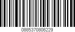 Código de barras (EAN, GTIN, SKU, ISBN): '0885370806229'