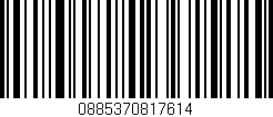 Código de barras (EAN, GTIN, SKU, ISBN): '0885370817614'