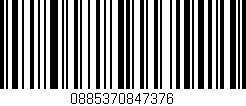 Código de barras (EAN, GTIN, SKU, ISBN): '0885370847376'