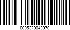 Código de barras (EAN, GTIN, SKU, ISBN): '0885370848878'