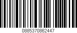 Código de barras (EAN, GTIN, SKU, ISBN): '0885370862447'