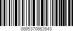 Código de barras (EAN, GTIN, SKU, ISBN): '0885370862843'
