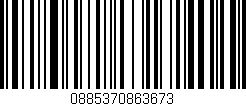 Código de barras (EAN, GTIN, SKU, ISBN): '0885370863673'