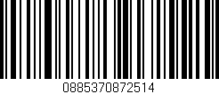 Código de barras (EAN, GTIN, SKU, ISBN): '0885370872514'