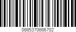Código de barras (EAN, GTIN, SKU, ISBN): '0885370886702'