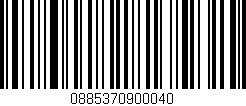 Código de barras (EAN, GTIN, SKU, ISBN): '0885370900040'