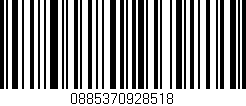 Código de barras (EAN, GTIN, SKU, ISBN): '0885370928518'