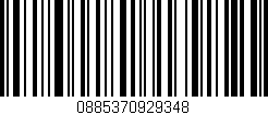 Código de barras (EAN, GTIN, SKU, ISBN): '0885370929348'