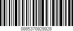 Código de barras (EAN, GTIN, SKU, ISBN): '0885370929928'