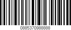 Código de barras (EAN, GTIN, SKU, ISBN): '0885370988888'