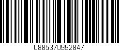 Código de barras (EAN, GTIN, SKU, ISBN): '0885370992847'