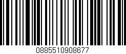 Código de barras (EAN, GTIN, SKU, ISBN): '0885510908677'