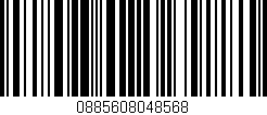 Código de barras (EAN, GTIN, SKU, ISBN): '0885608048568'