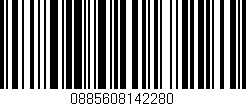 Código de barras (EAN, GTIN, SKU, ISBN): '0885608142280'