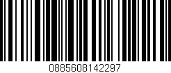 Código de barras (EAN, GTIN, SKU, ISBN): '0885608142297'