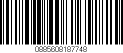 Código de barras (EAN, GTIN, SKU, ISBN): '0885608187748'