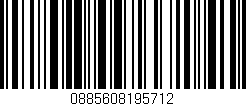 Código de barras (EAN, GTIN, SKU, ISBN): '0885608195712'