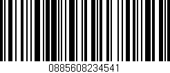Código de barras (EAN, GTIN, SKU, ISBN): '0885608234541'