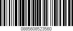 Código de barras (EAN, GTIN, SKU, ISBN): '0885608523560'
