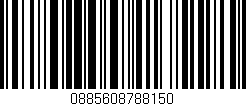 Código de barras (EAN, GTIN, SKU, ISBN): '0885608788150'
