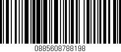 Código de barras (EAN, GTIN, SKU, ISBN): '0885608788198'