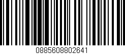 Código de barras (EAN, GTIN, SKU, ISBN): '0885608802641'