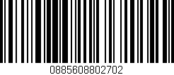 Código de barras (EAN, GTIN, SKU, ISBN): '0885608802702'