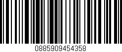 Código de barras (EAN, GTIN, SKU, ISBN): '0885909454358'