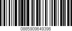 Código de barras (EAN, GTIN, SKU, ISBN): '0885909649396'