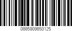 Código de barras (EAN, GTIN, SKU, ISBN): '0885909650125'