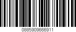 Código de barras (EAN, GTIN, SKU, ISBN): '0885909666911'