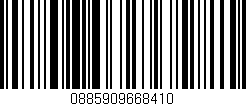 Código de barras (EAN, GTIN, SKU, ISBN): '0885909668410'