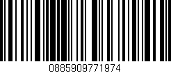Código de barras (EAN, GTIN, SKU, ISBN): '0885909771974'