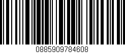 Código de barras (EAN, GTIN, SKU, ISBN): '0885909784608'