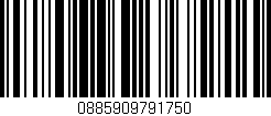 Código de barras (EAN, GTIN, SKU, ISBN): '0885909791750'