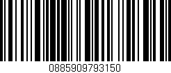 Código de barras (EAN, GTIN, SKU, ISBN): '0885909793150'