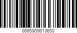 Código de barras (EAN, GTIN, SKU, ISBN): '0885909813650'